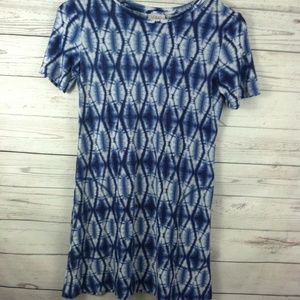 LOGO Lori Goldstein Tunic Top Tie Dye w/Pockets